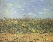 Vincent Van Gogh Wheat Field with a Lark (nn04) oil on canvas